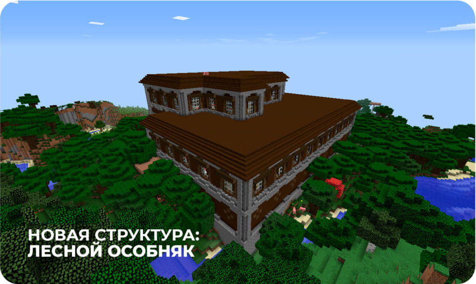 Внешний вид лесного особняка