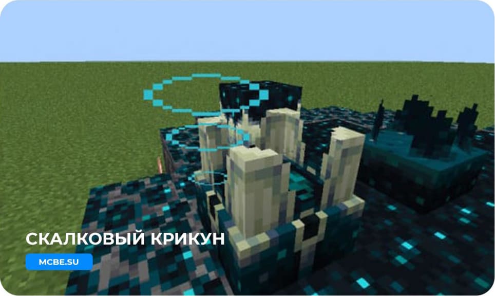 Скалковый крикун испускает волны