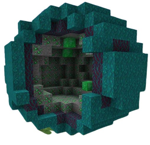 Жеода из изумрудной руды