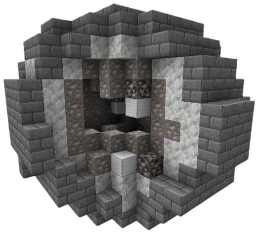 Жеода из железной руды