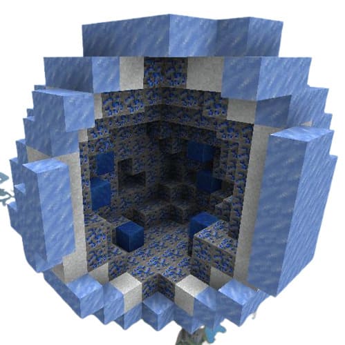 Жеода из лазуритовой руды