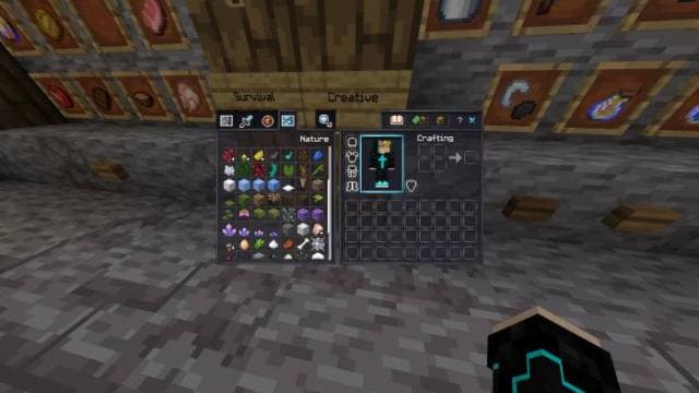 Игрок использует новые предметы