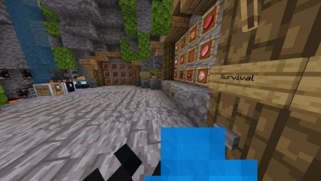Игрок выживает с новым интерфейсом