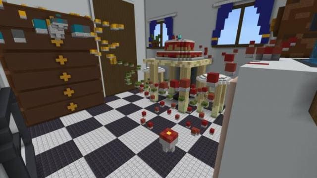 Кухня с гигантскими предметами
