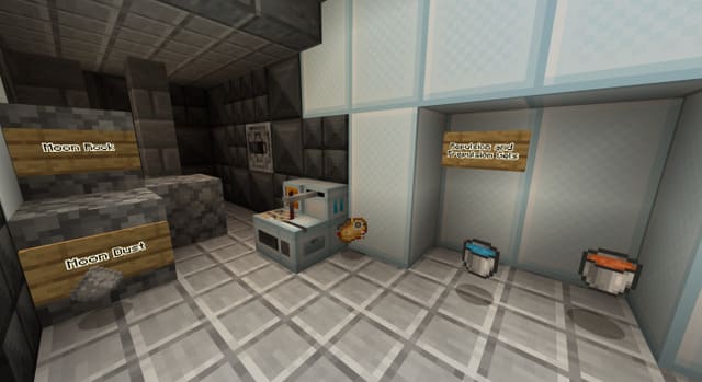 Разнообразные блоки из игры Portal