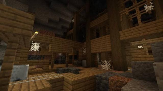 Еловая шахта в игре