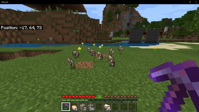 Добытые углубленные блоки железной руды