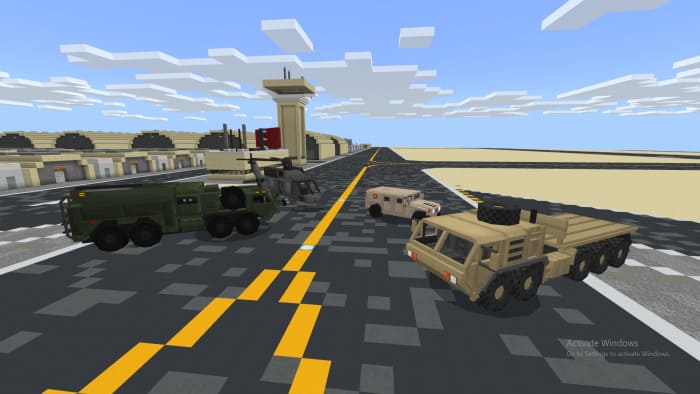Военные машина на военной базе