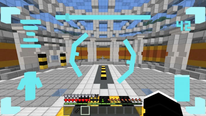 Вид от 1 лица во время полета