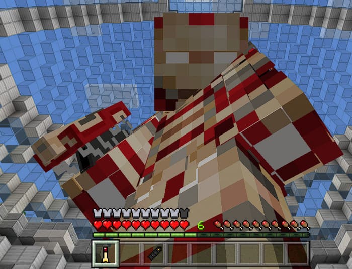 Костюм железного человека с наручными ракетами