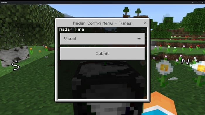 Радарный блок визуальный режим