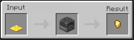 Переплавка в золотой самородок