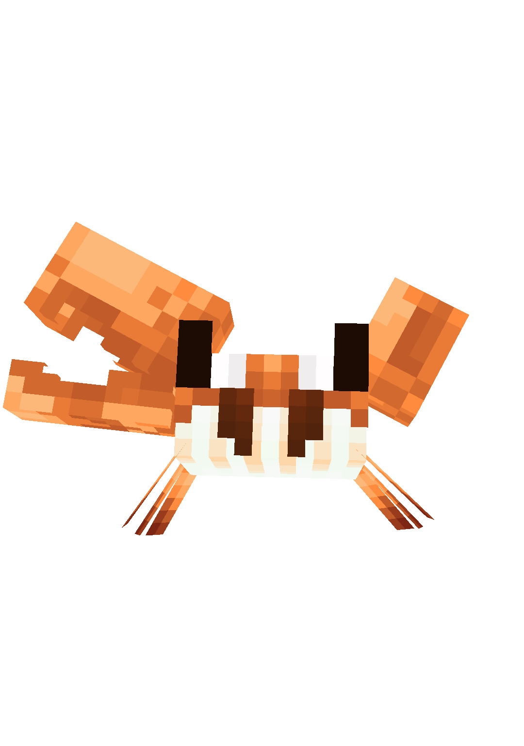 Краб с большой клешней танцует