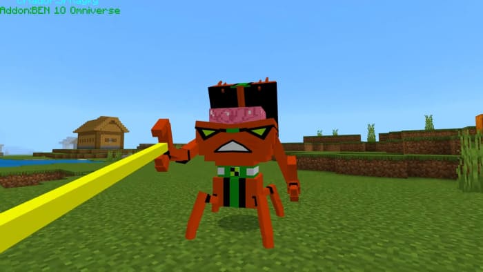 Персонаж Пыль с лазером из руки